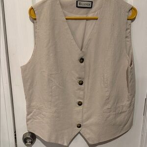 Women's Cream Vest